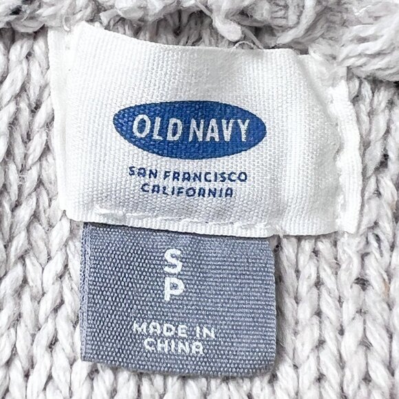 Women's Old Navy Long Sleeve Sweater | Cream | Cowl Neck | Small | Cable Knit - Picture 14 of 16